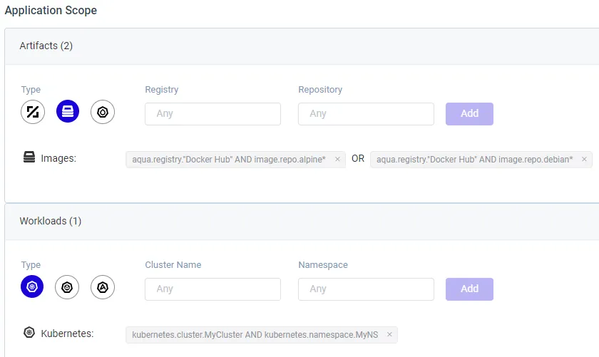 Prioritize business-critical applications by repository name, registry, cluster or namespace