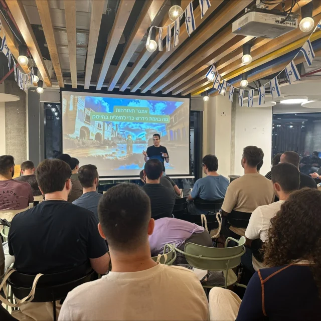 What a blast hosting our recent meetup for Aqua's Magshimim-next alumni! 🌟

We had an amazing time catching up with former interns—some wrapping up their army service, others already making strides in their careers.
Our CTO and co-founder, Amir Jerbi, shared his inspiring journey of building Aqua. We also heard valuable insights from Shahar Polak, Head of Engineering at Imagen, and Adir Kandel, Frontend Lead at Tenable, on personal marketing strategies for job seekers.
 
For over 6 years, Aqua has proudly welcomed Magshimim interns, helping them explore career paths and supporting their transition into the workforce. Seeing our past interns thrive today is the best reward!

📸 Check out some highlights below!