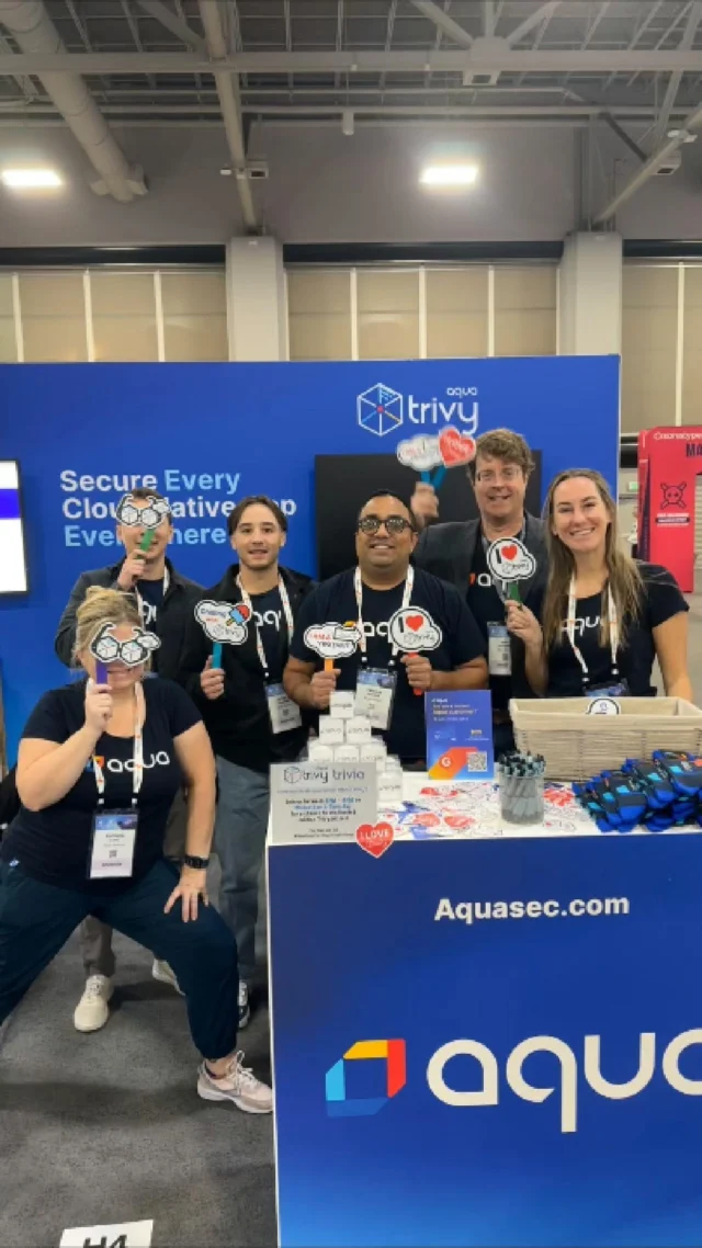 What a week at #KubeCon North America 2024! 🎉 From sharing the #AquaTrivy love to exploring the latest in cloud native security, we had so much fun connecting with the amazing community in Salt Lake City. 💙