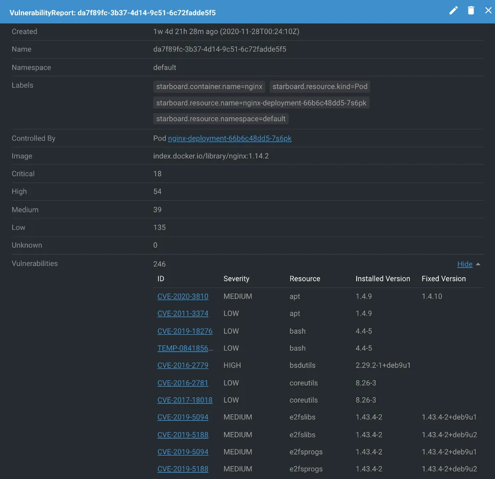 trivy open source vulnerability scanner